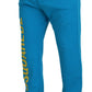 Dsquared² Light Blue Cotton Logo Print Casual Pants