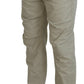 Dsquared² Beige Cotton Straight Fit Men Casual Pants