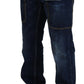 Dsquared² Blue Washed Cotton Cargo Casual Men Denim Jeans