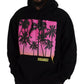 Dsquared² Black Cotton Hooded Printed Men Pullover Sweater