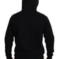 Dsquared² Black Cotton Hooded Printed Men Pullover Sweater