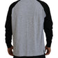 Dsquared² Two Tone Printed Long Sleeves Crew Neck T-shirt