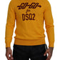 Dsquared² Orange Wool Long Sleeves Men Pullover Sweater