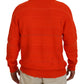 Dsquared² Orange Cotton Long Sleeves Men Pullover Sweater