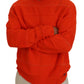 Dsquared² Orange Cotton Long Sleeves Men Pullover Sweater