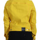 Dsquared² Yellow Collared Long Sleeves Denim Jacket