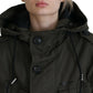 Dsquared² Green Cotton Hooded Cargo Button Jacket