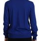 Dsquared² Blue Long Sleeve Crew Neck Casual Sweater