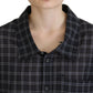 Dsquared² Black Checkered Collared Button Long Sleeves Shirt