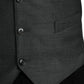 Dolce & Gabbana Gray Wool Formal Dress Waistcoat Vest