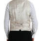 Dolce & Gabbana Off White Cotton Waistcoat Dress Formal Vest