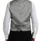 Dolce & Gabbana Light Gray Wool Formal Dress Waistcoat Vest