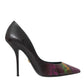 Dolce & Gabbana Multicolor Exotic Leather Heels Pumps Shoes