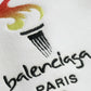 Balenciaga White Cotton Logo Hooded Pullover Sweatshirt Sweater