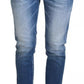 Dsquared² Blue Cotton Low Waist Cropped Cool Girl Denim Jeans