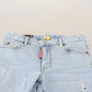 Dsquared² Blue Tattered Mid Waist Cropped Twiggy Denim Jeans