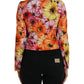 Dolce & Gabbana Multicolor Floral Brocade Blazer Coat Jacket