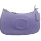 COACH Teri Smooth Leather Crossbody Bag Purse Purple