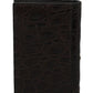 Dolce & Gabbana Brown 100% Caiman Mens Cardholder Case Cover Wallet