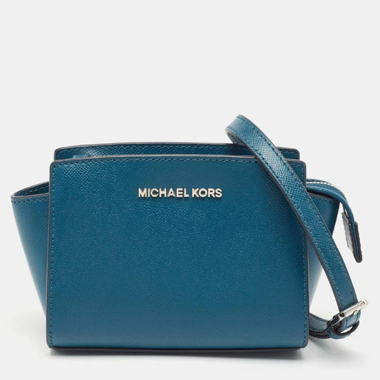 Michael Michael Kors Leather Mini Selma Crossbody Bag