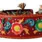 Dolce & Gabbana Multicolor Floral Wide Waist Carretto Belt