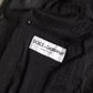 Dolce & Gabbana Black Bomber Leather Full Zip Biker Blouson Jacket