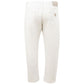 Armani Exchange Elegant White Cotton Trousers