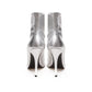 Giuseppe Zanotti Silver Leather Boot