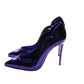 Christian Louboutin Hot Chick 100 Purple Mirrored Patent Leather High Heel Pumps