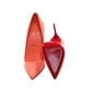 Christian Louboutin So Kate 120 Orange Patent Leather High Heel Pumps