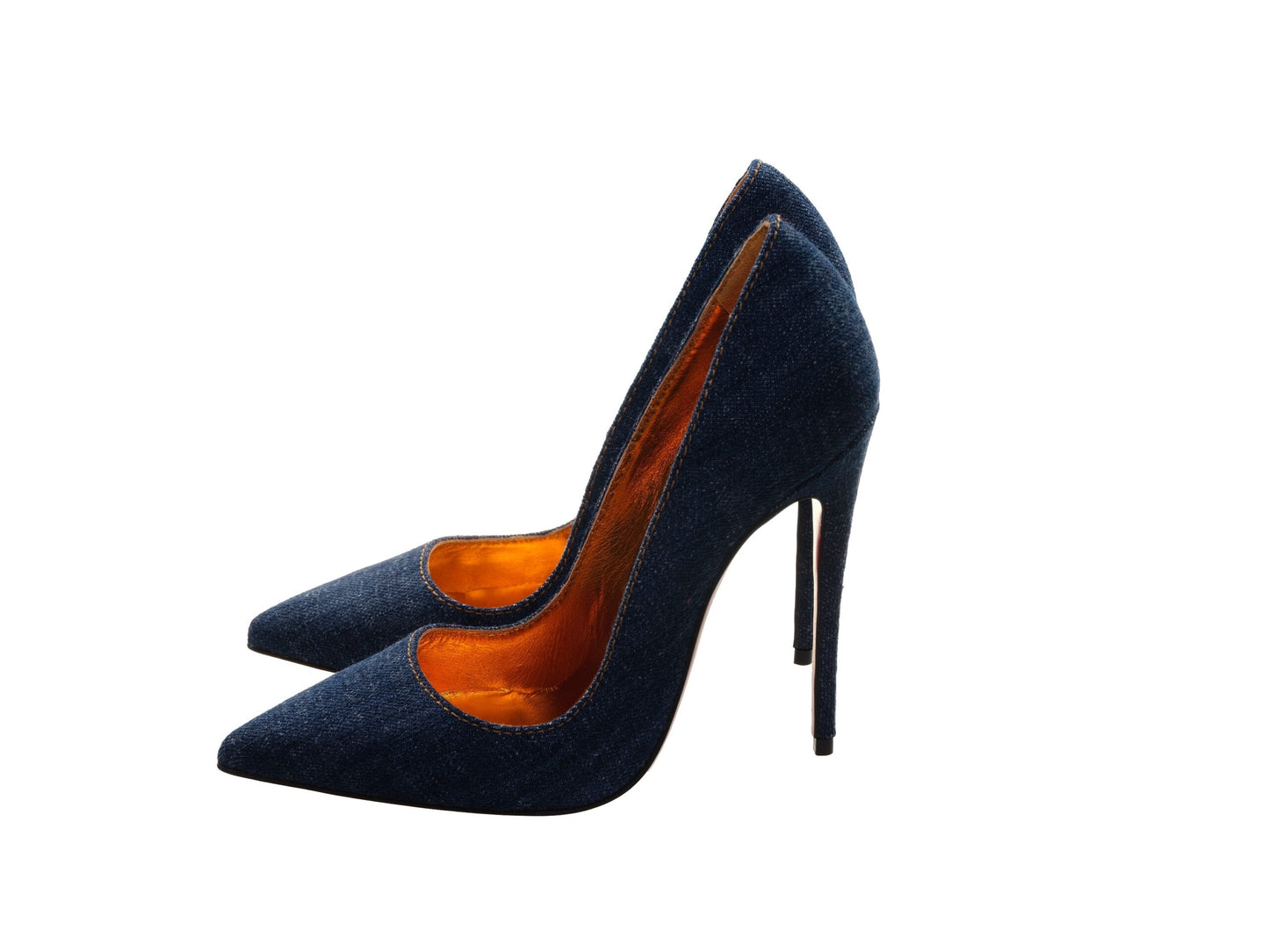 Christian Louboutin So Kate 120 Denim High Heel Pumps