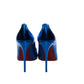 Christian Louboutin So Kate Blue Laminated Leather High Heel Pumps