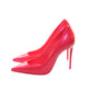 Christian Louboutin Sporty Kate Hot Pink Patent Leather High Heel Pumps