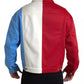 Dolce & Gabbana Multicolor Polyester Collar Short Jacket