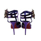 Christian Louboutin Maravilla Jolie 100 Elektra Mirrored Leather Jewelled Buckle High Heel Pumps