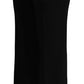 Dolce & Gabbana Black Wool Stretch Cropped Capri Trouser Pants