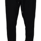 Dolce & Gabbana Black Jogger Jogging Wool Pants