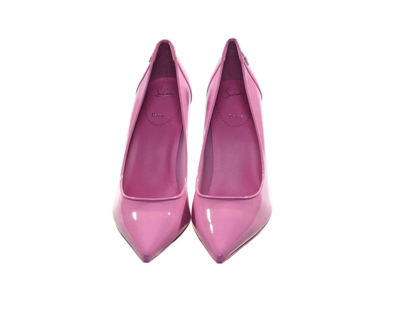 Christian Louboutin Sporty Kate 85 Pink Patent Leather High Heels