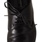 Dolce & Gabbana Black Leather Derby Dress Formal Shoes