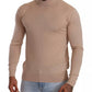 Dolce & Gabbana Beige Cashmere Turtleneck Pullover Sweater