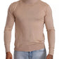 Dolce & Gabbana Beige Cashmere Turtleneck Pullover Sweater