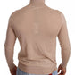 Dolce & Gabbana Beige Cashmere Turtleneck Pullover Sweater