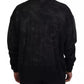 Dolce & Gabbana Black Polyester Crewneck Pullover Sweater