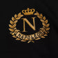 Dolce & Gabbana Black Wool Silk Napoleon Gold Sweater