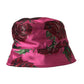 Dolce & Gabbana Pink Floral Cap Cotton Bucket Hat Men