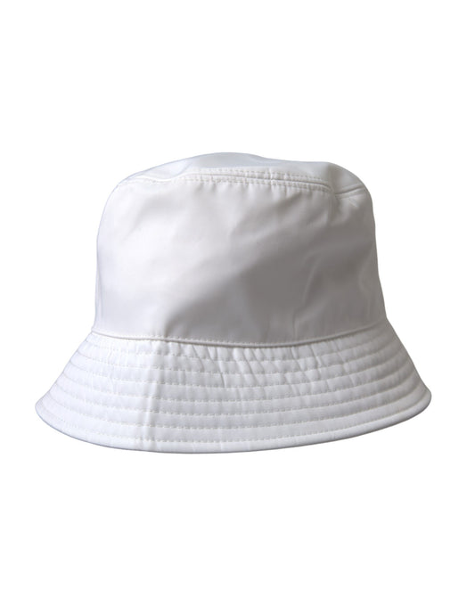 Dolce & Gabbana White Cotton Cap Bucket Capello Hat Men