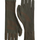 Dolce & Gabbana Brown Cotton Stretch Wrist Length Gloves