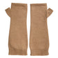 Dolce & Gabbana Brown Cashmere Knitted Finger Less Gloves