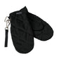 Dolce & Gabbana Black Quilted Nylon Wrist Length Mitten Gloves