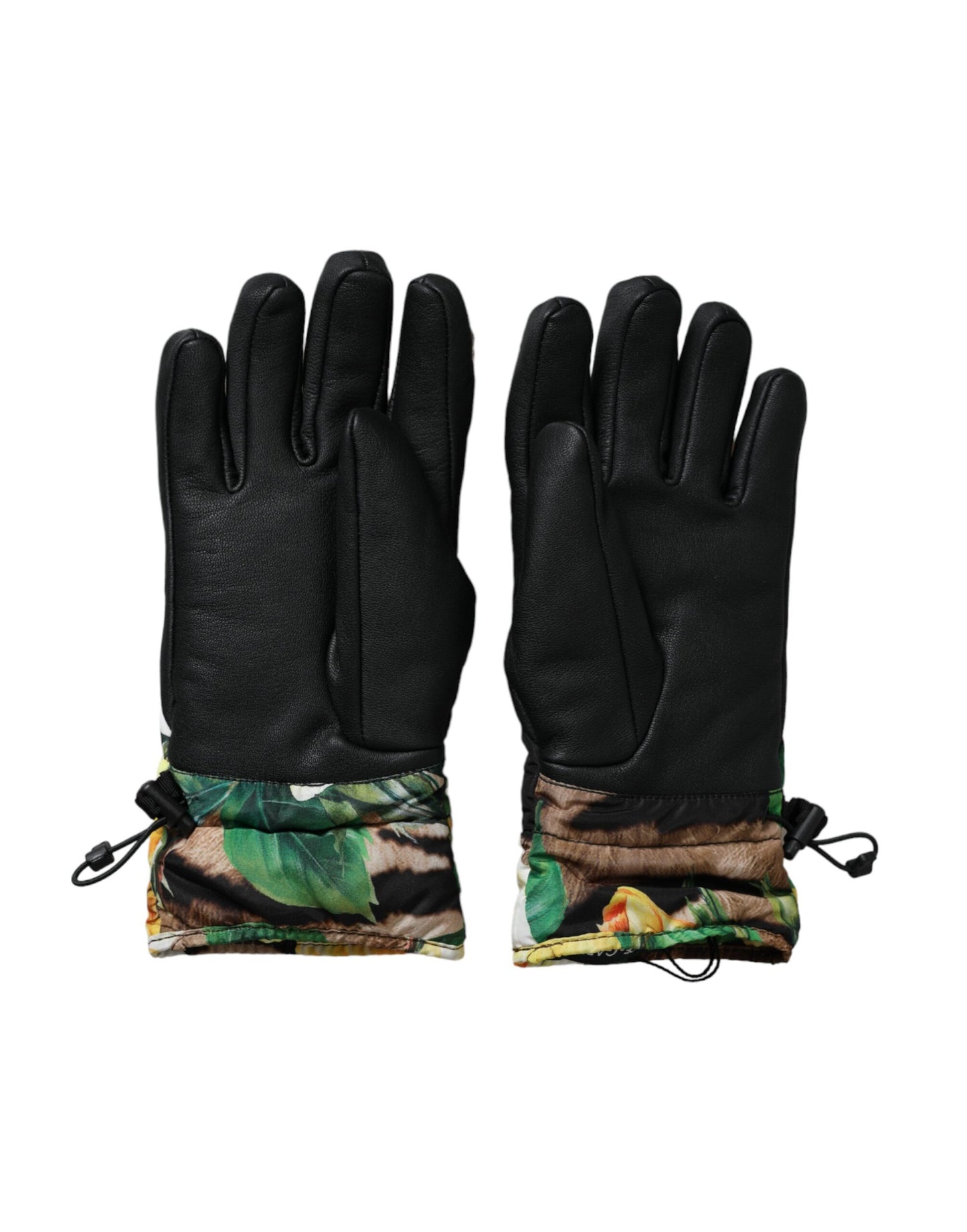 Dolce & Gabbana Multicolor Floral Wrist Length Gloves